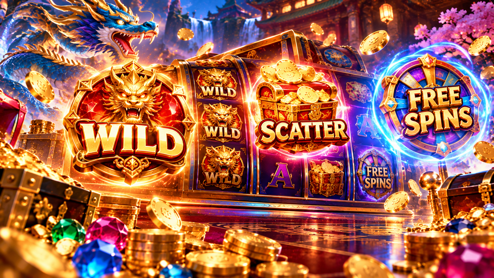 Online Slot Bonus Features: Wilds, Scatters & Free Spins superace88